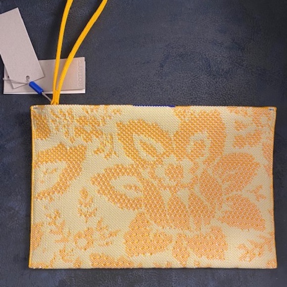 BNIB Rothy's Bundle:  size 9 Daisy Squares and Jardin Yellow Essential Pouch - Picture 6 of 6